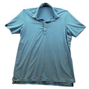 RLX Ralph Lauren Mens Polo Shirt Size XL Short Sleeve Casual Striped Pullover